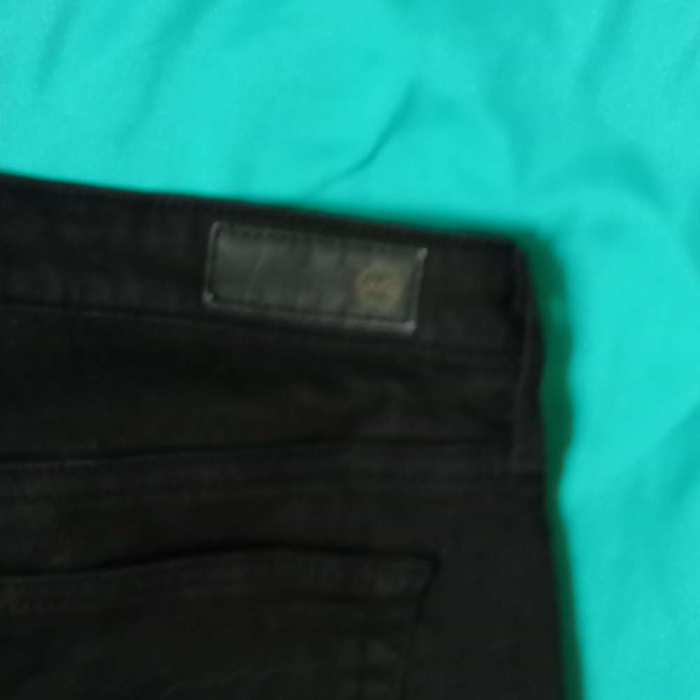 AG BLACK SLIM STRAIGHT CUFFED, SIZE 28 - Picture 14 of 14